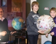 Schoolproject globemaken