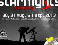 Starnights van 30 augustus tot 1 september 2013