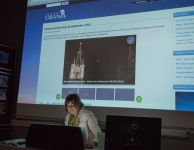Hilde Willemsen, de Totale Maansverduistering 28-sep-2015 bij Urania