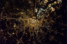 Antwerpen vanuit ISS