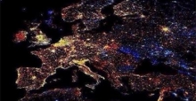 Lichtvervuiling Europa 1992-2009