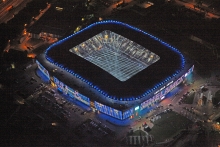 Ghelamco Arena in het duister