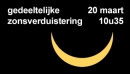 Gedeeltelijke zonsverduistering op 20 maart